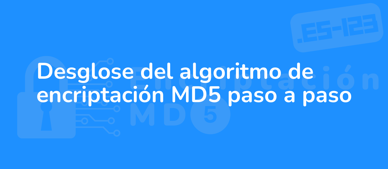 detailed depiction of the step by step breakdown of md5 encryption algorithm illustrating complexity and precision