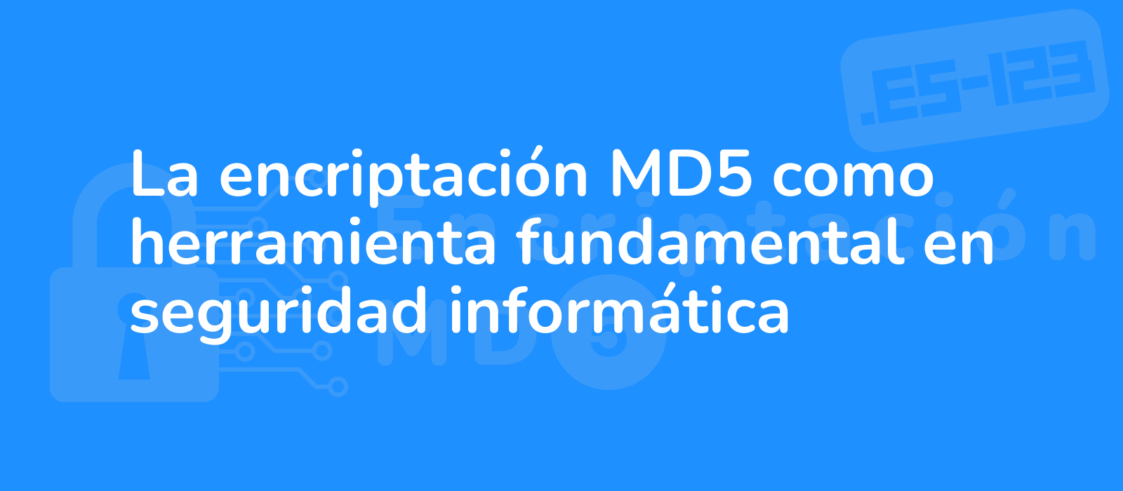 digital lock icon representing md5 encryption as a vital tool in computer security