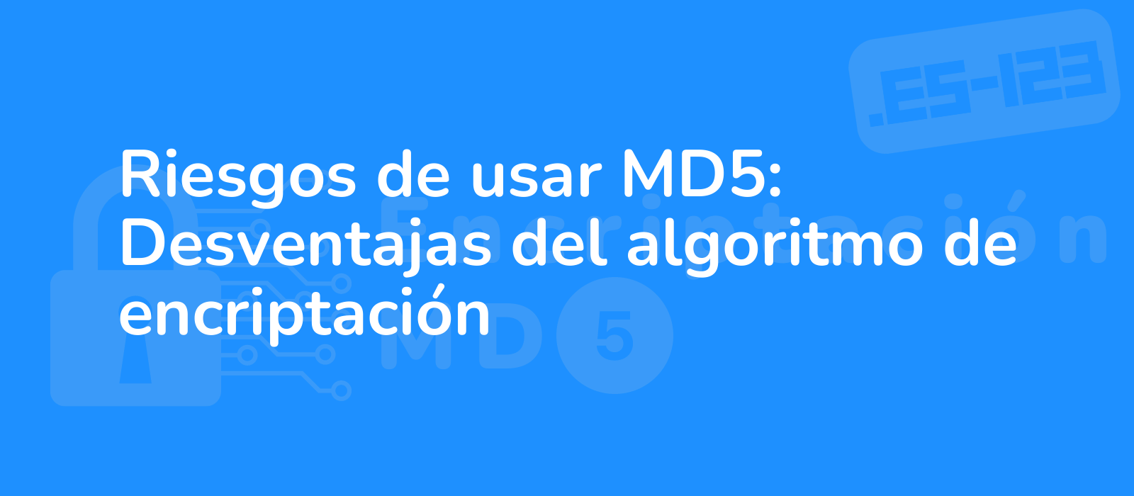 close up of a padlock with a red warning sign representing risks and disadvantages of using md5 encryption algorithm